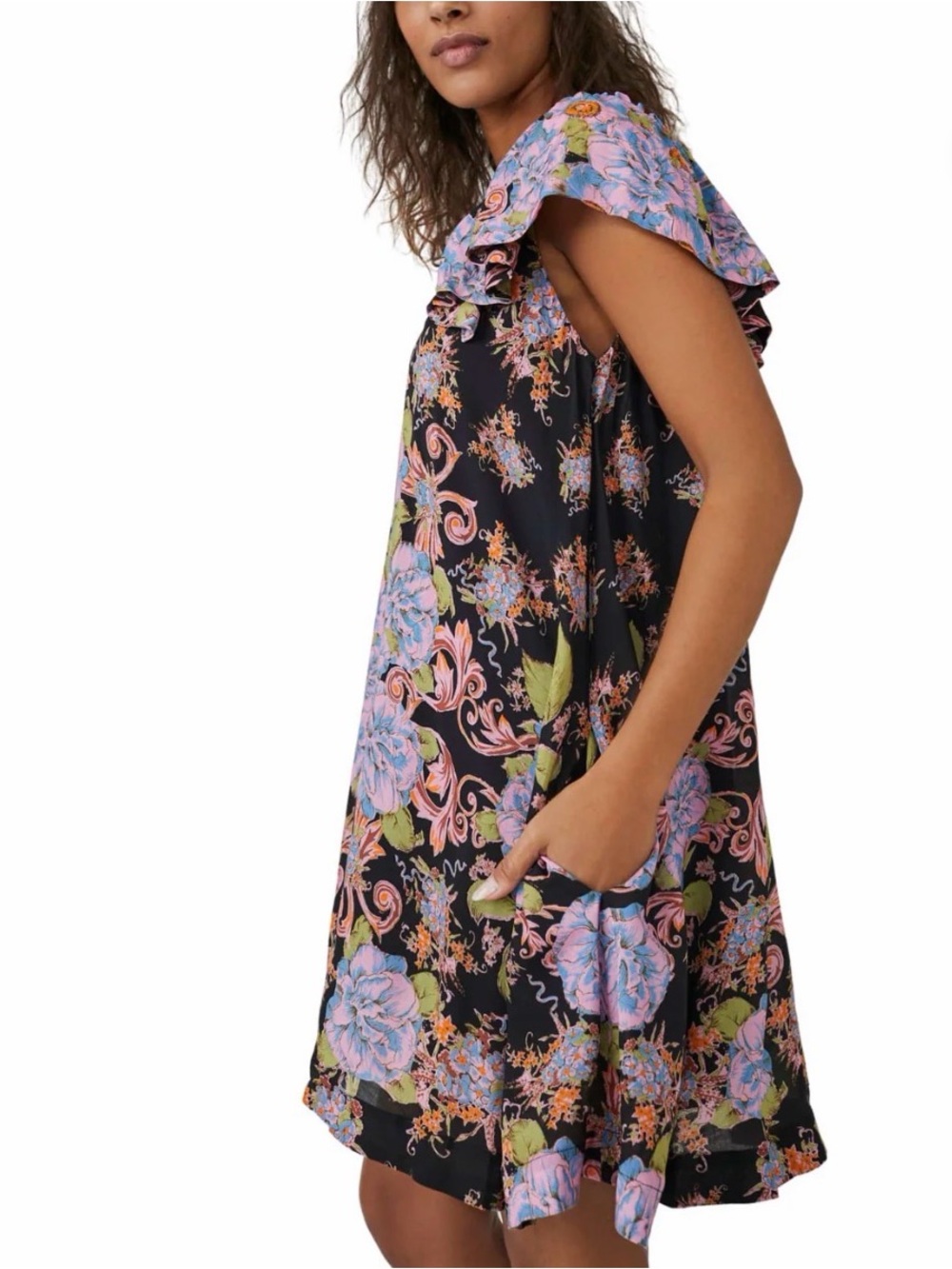 Free People Floral Dress in Yara Print